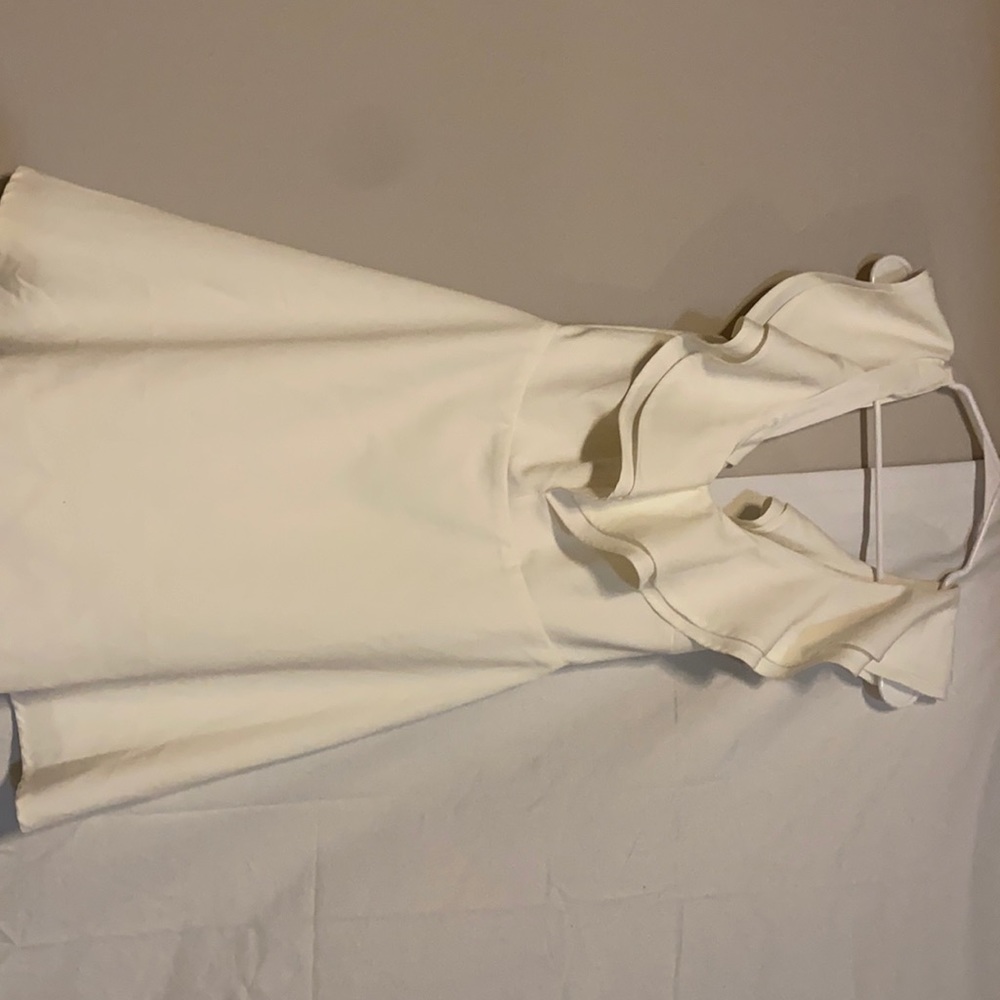 Lulus white mid skater dress